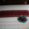 Karcsonyi tert textilvirg Dekorci Otthon lakberendezs Lakstextil Varrs Patchwork foltvarrs Karcsonyi tert s textilvirg Mret tert 63 18cm textil virg 14 5cm A tert anyaga sel Meska