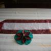 Karcsonyi tert textilvirg Dekorci Otthon lakberendezs Lakstextil Varrs Patchwork foltvarrs Karcsonyi tert s textilvirg Mret tert 63 18cm textil virg 14 5cm A tert anyaga sel Meska