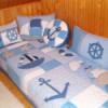 Vitorls gytakar Baba mama gyerek Gyerekszoba Falvd takar Egyedi patchwork gytakar applikcikkal s teljes felletn szabad gpi tzssel Mr Meska