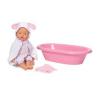 Baby Born Frdethet A kis Baby Born baba szeret frdeni A kis Baby Born lvezi a pancsolst a kiskdban st van sajt trlkzje frdkpenye is