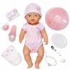 Baby Born jszltt Lny Baba Kiegsztkkel Minsg 1 osztly Ajnlott 3 ves kortl Mret 40 x 36 2 x 19 4 cm Aranyos rzsaszn nyuszis ruha 8 klnbz funkci