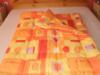 100 pamut tltet ktszemlyes dupla paplan 200x220cm narancssrga