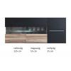 Monsun s10 vitrines fali szekrny