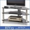 Alumnium oszlop vz 10 7 7mm vastag biztonsgi veglap fekete veg polcok Tv Mdia HiFi llvnyok modern vagy klasszikus stlusban az n otthonba