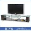 Krmozott oszlop vz lakozott MDF wenge sznben 14mm vastag biztonsgi veglap vztiszta veg polc Tv Mdia HiFi llvnyok modern vagy miniml stlusban az n otthonba