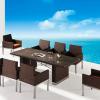 Coffee tkezgarnitra Polyrattan fonott kerti btor