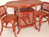 Rattan reggelizszett ktszemlyes tkez garnitra