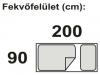 Alez vdhuzat matracokhoz gybettekhez 90x200