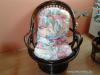 Rattan forg fotel