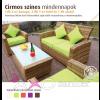 Polyrattan btorok Home and More Home and More Cirmos sznes mindennapok polyrattan lgarnitra szett