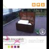Polyrattan btorok Home and More Home and More Csokis kincseslda polyrattan prnatart doboz
