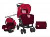 Lorelli Foxy set travel system babakocsi bbihordozval red apple