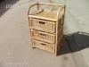 Rattan 3 fikos szekrny elad
