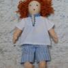 Kk fehr cskos nadrgos Waldorf gyerek Baba mama gyerek Jtk Baba mama kellk Baba jtk Ds vrs haj Waldorf baba Ruhja is kzzel varrott levehet Kb 30 cm Meska