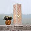 Kreatv asztali lmpa Home Design minimalista modern hlszoba nappali Night Light Hollow Out Faragott Shade