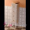 Erra - Retro - Erra Retro 35x119x33 fikos szekrny antik fehr sznben