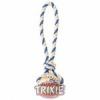Trixie DentaFun labda ktllel tmr 7 cm