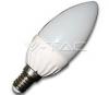 V-TAC 4W opl LED gyertya E14, hidegfehr