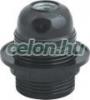 Manyag csillr foglalat E27 fekete OFE0000269