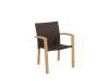 Az Astoria karfs szk Teak rattan barna lersa