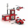 Igazi tzolt lehetsz a Smoby No limit tzoltbzissal val jtk sorn A tzoltbzis 108 darabos tartalma tzolt lloms tzolt helikopter s leszll plya garzs tzolt jeep s egyb kiegszt