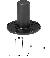 Adam Hall hangfaltart hvely fekete alumnium 41x79 mm 36 mm es llvnyhoz
