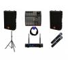 DJSoundLight Komplett Aktv Hangfal Szett 3