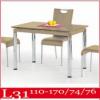 Bvthet 110 60cm 4 6 szemlyes edzett ngyzetes vegasztallapos design tkezasztal A kpen lthat szk szkek K87 nem tartozkai a modern szalon ebdl tkez vagy
