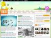 Main page screenshot of textil blog hu