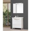 Tboss Bianka trend 75 als szekrny mosdtl felsszekrny Mretek Alsbtor 86x72x33 cm Mosd 75x49 cm Felsrsz 72x75 cm Magasfny fehr flizott MDF Kermia mosdtl