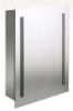 Naturel Mirror tkrs szekrny vilgtssal rozsdamentes 50x70x15 cm GALNRZ023