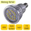 Nagy teljestmny E14 led spot izz 50 wattos halognek helyett Ers fny led lmpa 140 fokos vilgtsi szggel tmrje azonos a halognekvel a hosszsga kicsit nagyobb