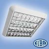 Elba Szabadon sugrz mennyezeti lmpa FIRA 03 4x18W IP40 HF-S elektronikus eltttel, tkrs 7 lamells fnyterelvel Elba