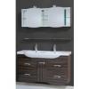 Tboss Bianka elegant 130 als szekrny mosdtl fels szekrny polc Mretek Fels rsz 49x130x15 cm Als rsz 71x126 5x33cm Polc 130x15 cm A fels rsz tkrs velt