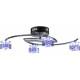 LED Mennyezeti Csillr NORMA 68250 4 Cserlje csillrjt Led csillrra