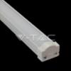 7102M Aluminium profil led szalaghoz keskeny kerektett vgzr sapkval matt burkolat
