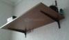 Elad a kpen lthat 2 cm vastag sttbarna 100 cm x 50 cm mret fali polc s a hozz tartoz konzolok A konzolok mrete falo