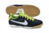 Nike gyerek b terem cip JR TIEMPO NATURAL IV LTR IC br szintetikus fels rsz textil bls szintetikus talp szne fekete neon zld fehr fzs nyelvn sarkn nyomott mrkajelzs oldaln rvarrt pipa