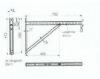 Fali konzol llthat fali eltartssal FE 605 485mm rszletes ismertetje