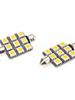 Girland 41mm 1 5W 9x5050smd meleg fehr fny led izz aut olvaslmpa 12V 1 pr
