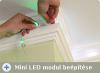 Webruhzunkban kaphat SuperFlux mini LED modul beptsi tmutatja mennyezeti polisztirol rejtett vilgts dszlcbe