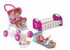 Ajnlott korosztly 2 ves kortl Kiknek ajnljuk lnyoknak Mret Gyrt Fisher Price A Fisher Price j Kisgy s Babakocsi szett babval 86891 a Little Mommy sorozat j tagja Az lnk szn llatos m