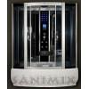 Sanimix Gzkabin 22 308 2 FEKETE HTLAP hidromasszzs kddal 90x170x220