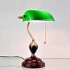 Komplex klasszikus Continental Retro Table Light Zld rnyalat Wood Lmpa llvny