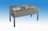 Rszletek errl a termkrl: Ktmedencs nagykonyhai s ipari mosogat 1400x700x850 mm, lbazattal, szifonnal, 600x500x320 mm-es medenckkel