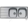 Jobboldali medencs ktmedencs mosogattlca szne inox 0 6 mm lemezvastagsg 3 5 coll lefoly karcmentes tartozkok rgztkszlet lefoly s tlfoly mretek szlessg x