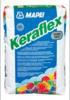 KERAFLEXszrke 25 kg Fokozott terhelhetosgu lecsszsmentes hossz nyitott ideju cementktsu flexibilis ragaszt kermia burkollapokhoz s koanyagokhoz Alkalmazsi terletek