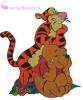 Disney Habszivacs fali dekor Micimack & Tigris 33x42 cm