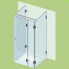 VARIOGLASS Zuhanykabin GLOBUS zsanrral 514 es szria 90x90x200 cm vztiszta veggel