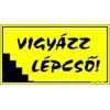 Anyag hullmos manyaglemez damil akasztval mret 12 5x22 5 cm szn srga szveg Vigyzz lpcs szveg szne fekete